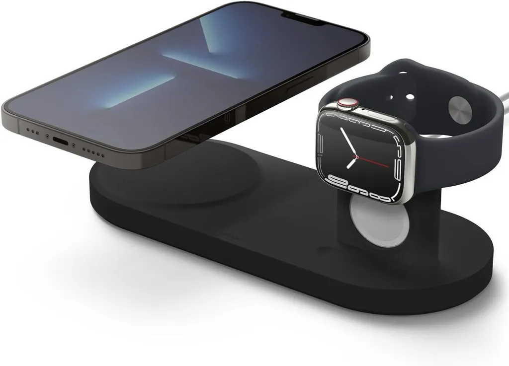 Station d'accueil de nuit Elago W Noir - Recharge propre Apple Watch