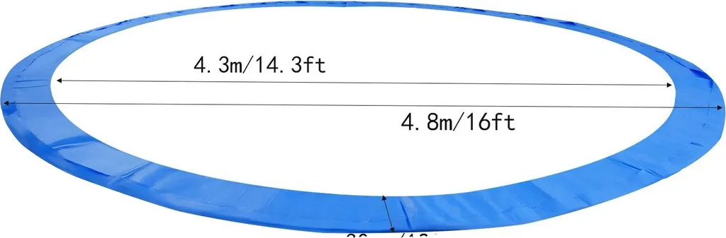 Coussin de sécurité pour trampoline avec mousse EPE épaisse et durable