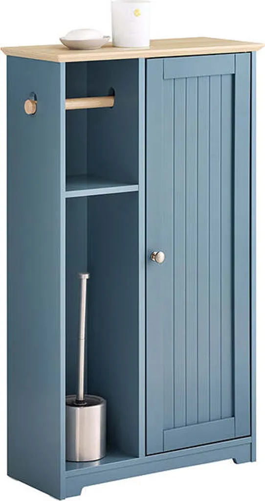 Optimisation WC : Meuble Rangement Salle de Bain 50cm Rootz Gain de Place