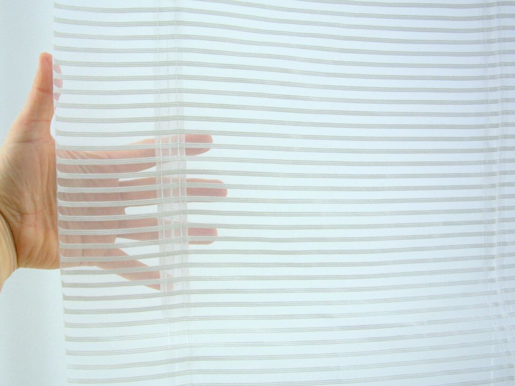 Magnetrollo Bambusoptik wollweiß inkl Haken Raffrollo mit Produktbild 5
