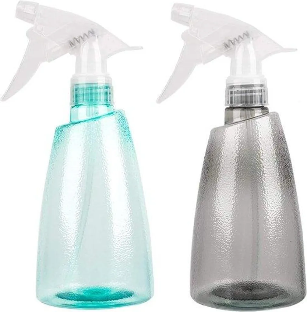 Flacon pulvérisateur bleu transparent 500 ml avec buse réglable
