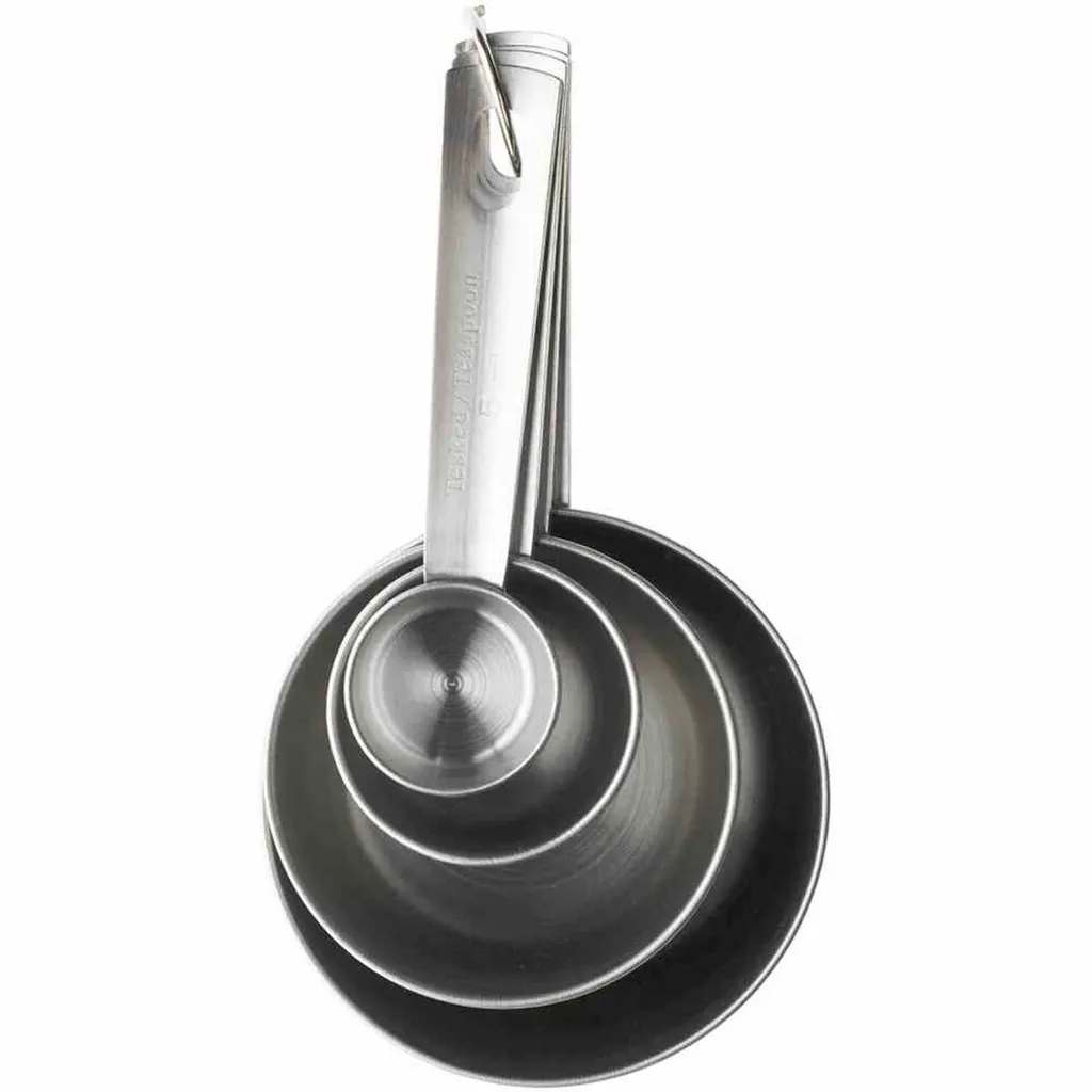 GastroMax 2373 Set 4 Misurini Acciaio Inox Professionali per Cucina