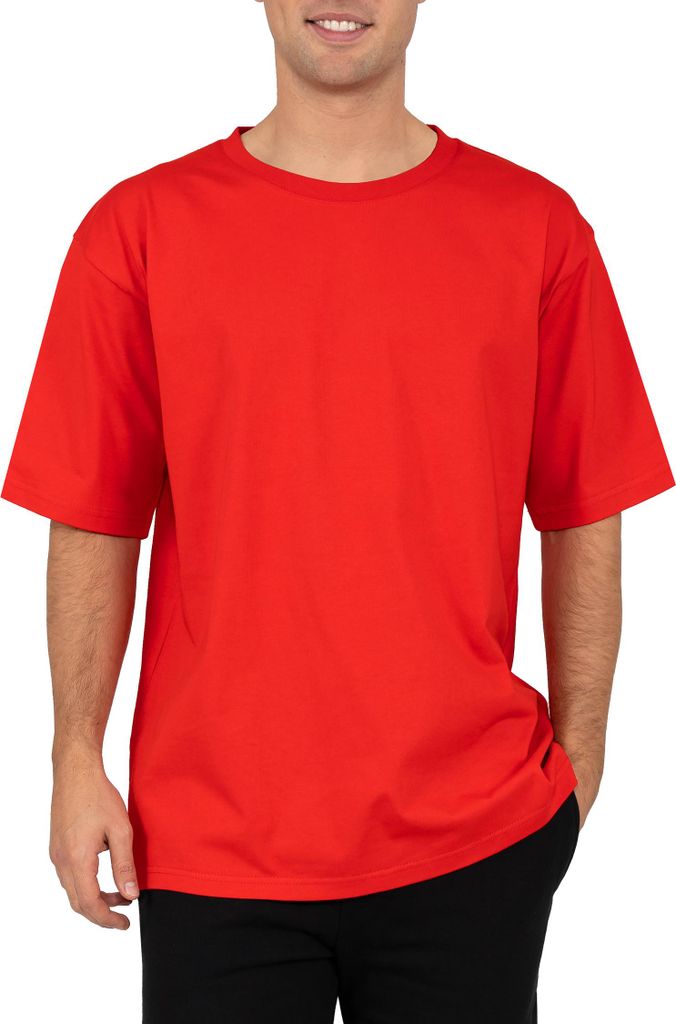 Reichstadt Relaxed Fit T-Shirt Herren 24RS058 Red XL