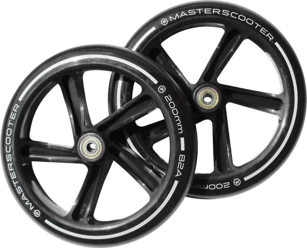 Ruote di scorta per scooter MASTER 200 mm - nere Immagine del prodotto 