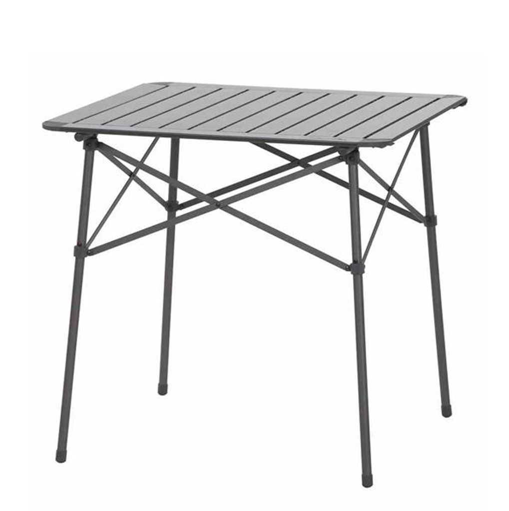 Portal Luxus Camping Falt Tisch Rolltisch Alex Campingtisch leicht 71x70 cm Alu 