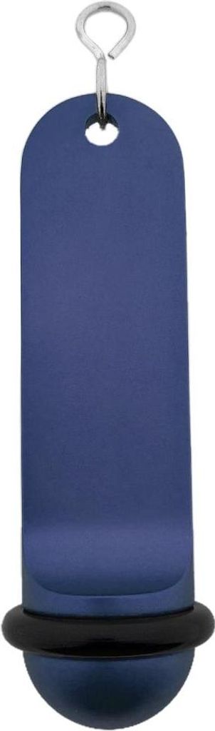 CombiCraft Big Classic Blau Aluminium Hotel Schlüsselanhänger 105x30 mm - 5 Stück