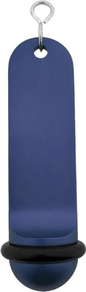 Porte-clés hôtel CombiCraft Big Classic bleu 105x30 mm - Lot de 5 pièces