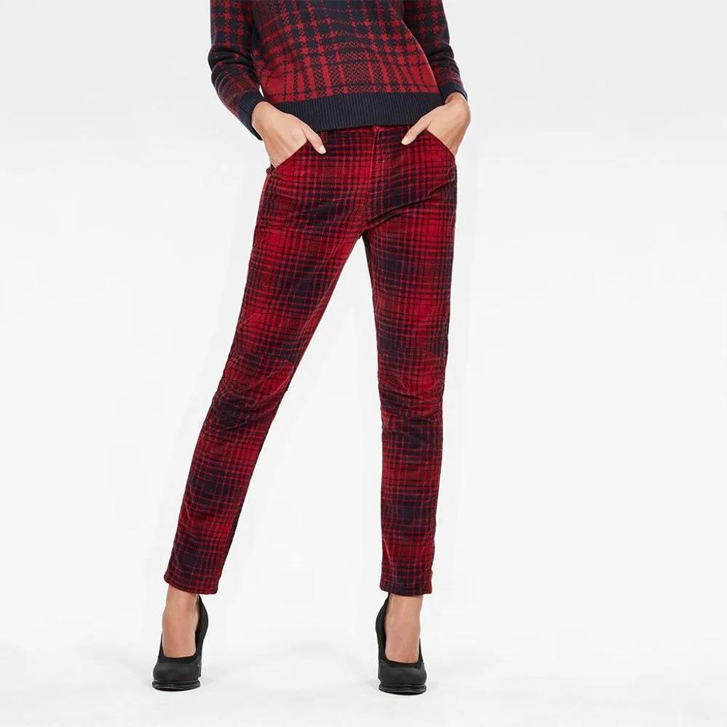 G-star 5623 Mid Waist Boyfriend Tapered Hosen Rot 24 / 30 Damen Rot 24