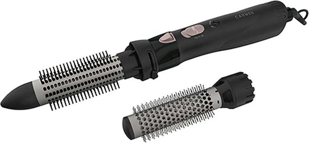 Brosse Soufflante 550W Carmen DC5250 Natural Styling avec Embouts Variés