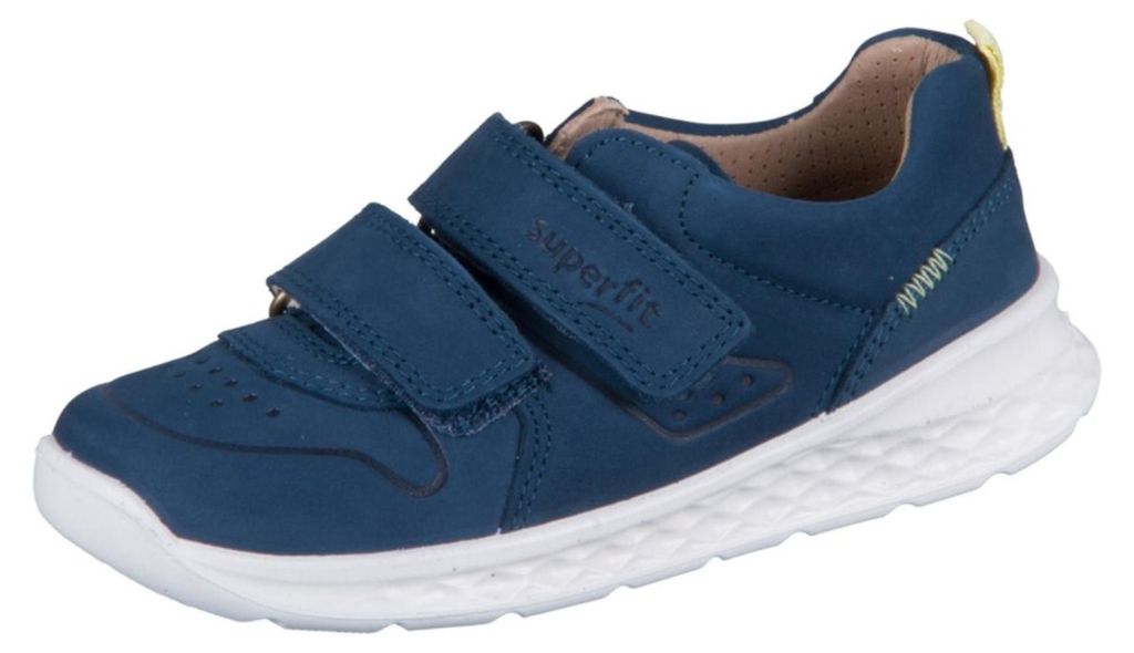 Superfit BREEZE Kinderschuhe Kleinkinder Lauflern Halbschuhe Klettschuh Blau Freizeit, Schuhgröße:27 EU