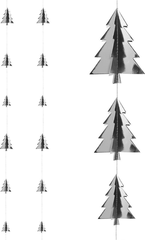 Oblique Unique 3D Tannenbaum Deckenhänger Weihnachtsbaum Produktbild 