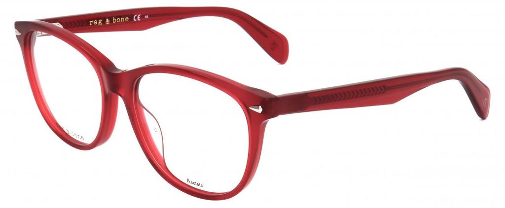 Rag & Bone RNB3025 Red 52/16/140 Damen Brillen