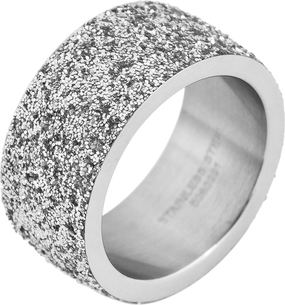 Akzent Damen-Ring aus Edelstahl