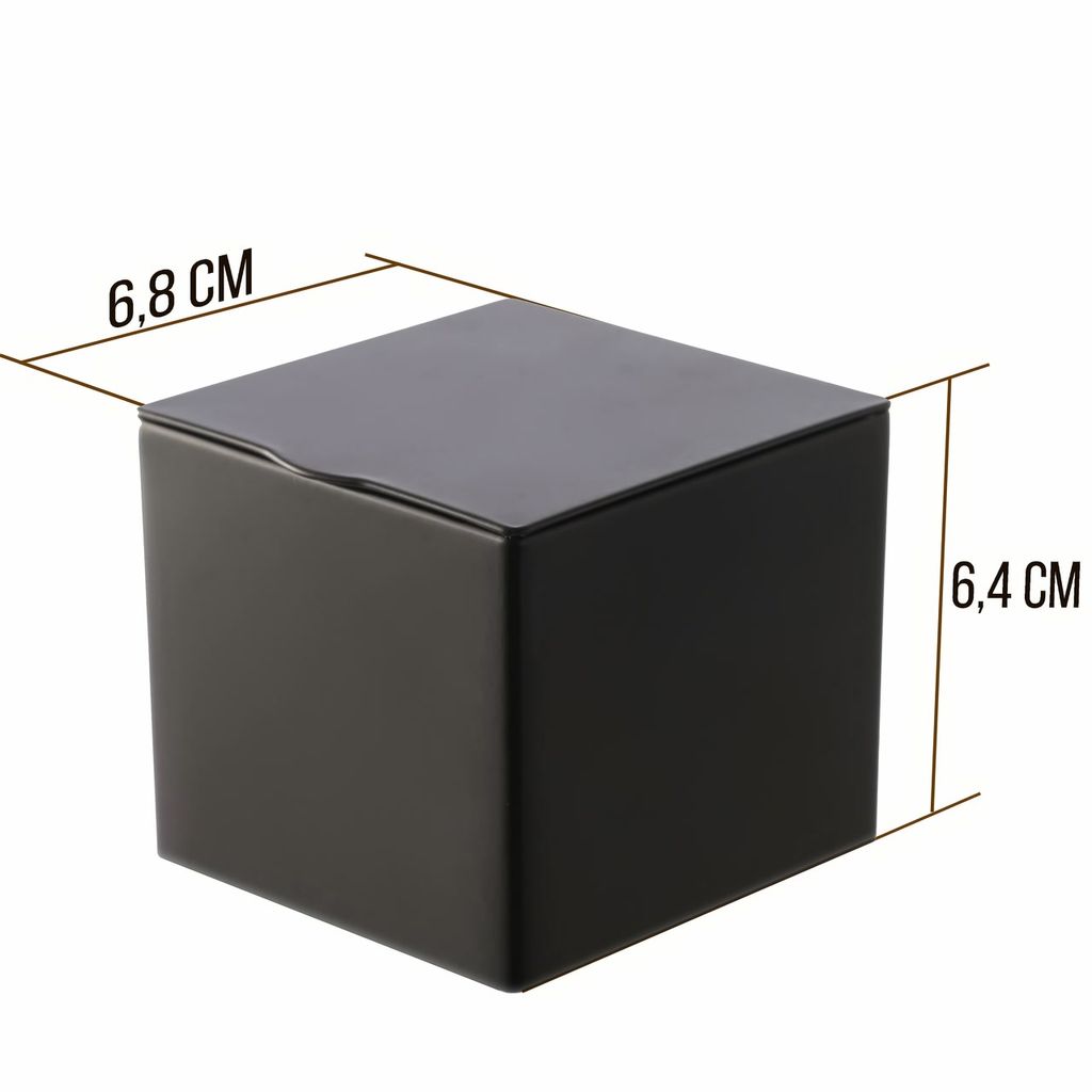 Dosenritter | 6 x eckige Vorratsdose/Teedose S, aromadicht Produktbild 2
