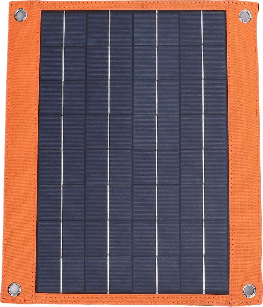 Solarpanel USB A USB C Ausgänge 20W Solar Ladepanel mit Kickstand Zigarettenanzünder Batterie Clip für Haus Camping Outdoor