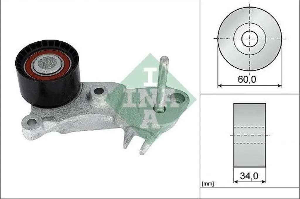 Poulie de Guidage Courroie de Distribution Volvo 2.0 Diesel Performance