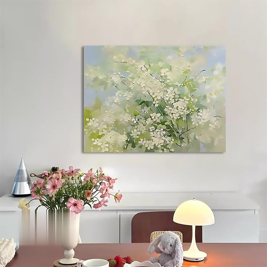 Wandbild Naturgemälde in Pastellfarben für Wohnzimmer, Bilder für Innenräume, moderne Wanddekoration,Bilder für Wohnzimme 120x90cm /LMCZ29/