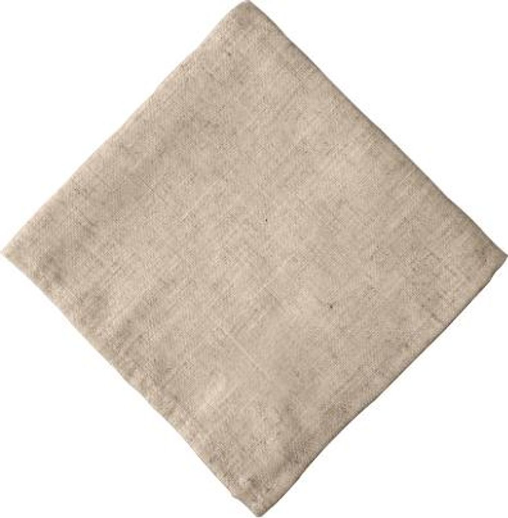 Tovaglioli Tovaglioli di lino beige 10 pezzi 45x45cm Immagine del prodotto 