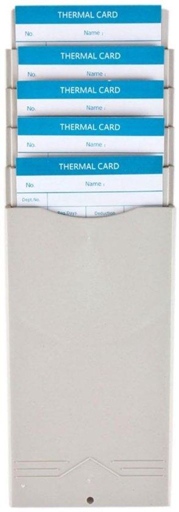 Wandmontage Tastenhalter für 5 Karten, Zeitkartenhalter beige