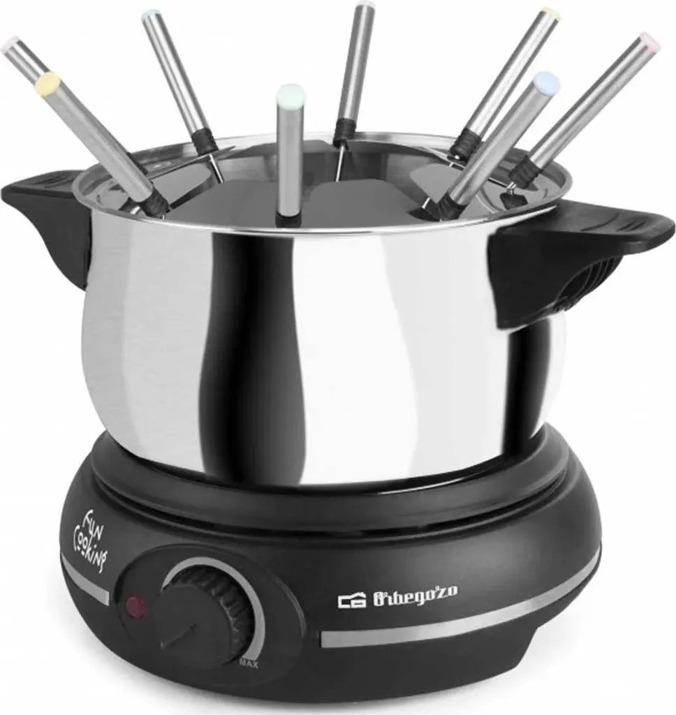 Set per Fonduta Orbegozo FDR 14 in Acciaio - Per Cene in Famiglia