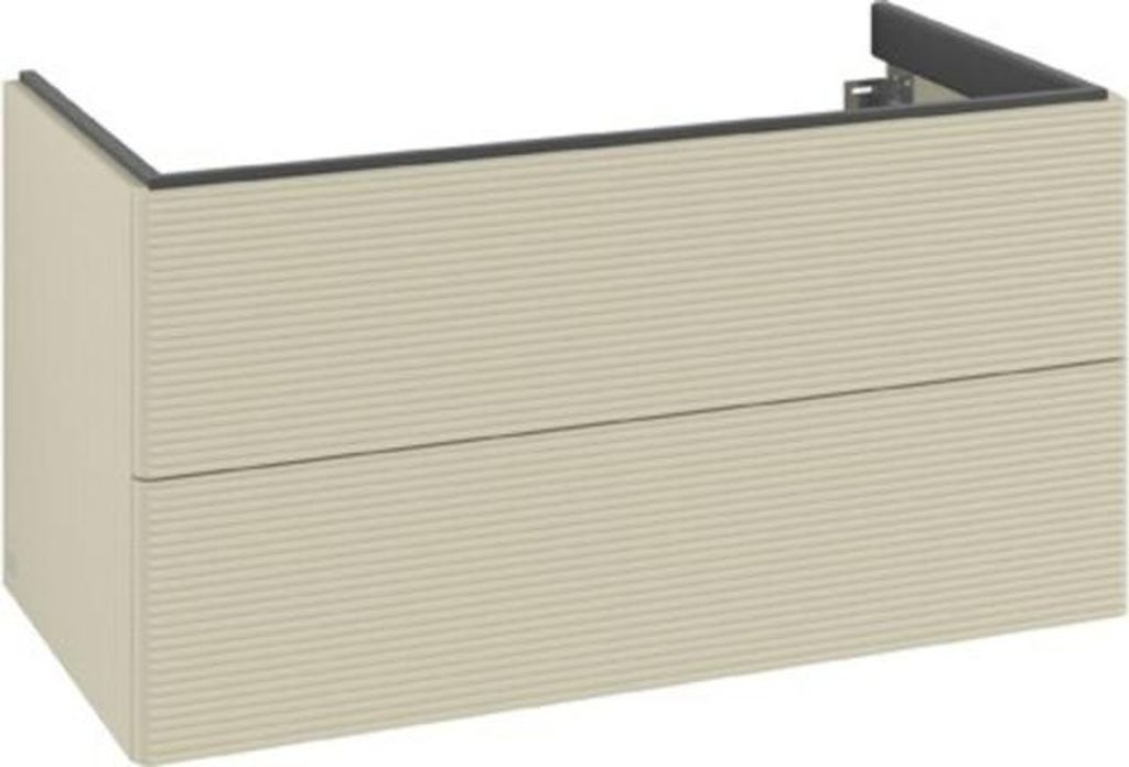 V&B Waschtischunterschrank Antao 98,8x50,4x49,6cm, m Front, si Gr m Lac