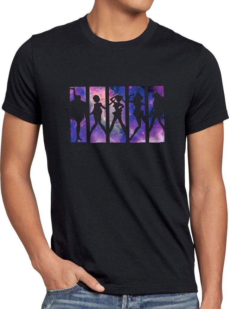 style3 Moon Merkur Mars Jupiter Venus Herren T-Shirt anime manga