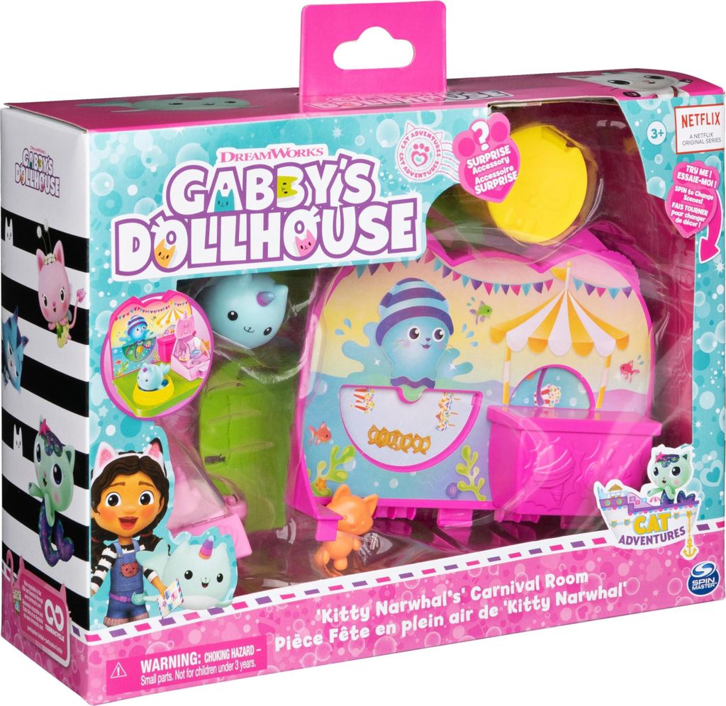 Gabby's Dollhouse Deluxe Room Spielset, Fest-Raum mit Produktbild 