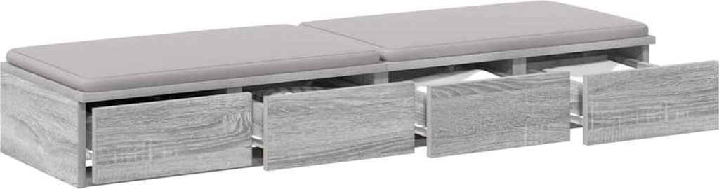 Bettschubladen Graues Sonoma 120 x 36,5 x 16,5 cm Holzwerkstoff