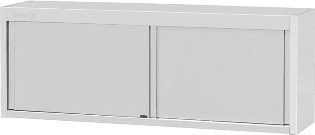 Vogue Hängeschrank 1800x650x400mm mit Schiebetüren aus Edelstahl