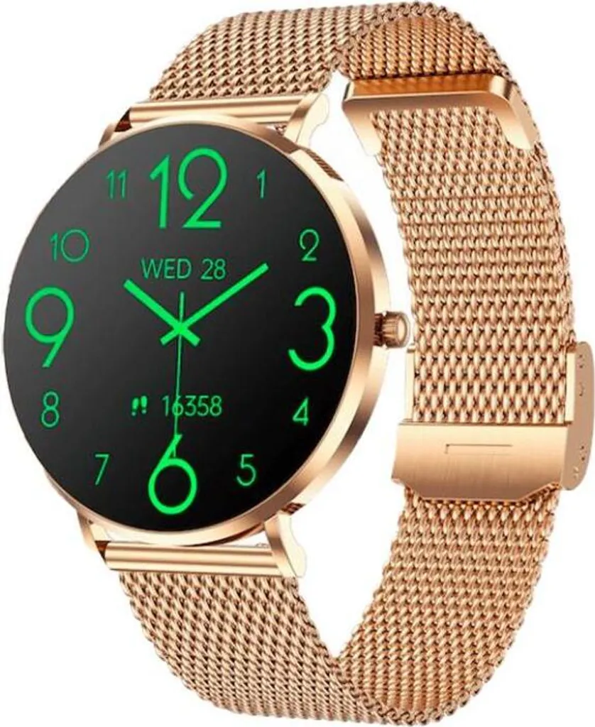 Montre connectée CARNEO Phoenix HR+ 2nd Gen 41mm chic or pour femme