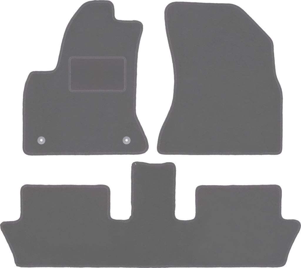 Graphit-Fußmatten für: Citroen C4 Picasso I Minivan (2006-2013)
