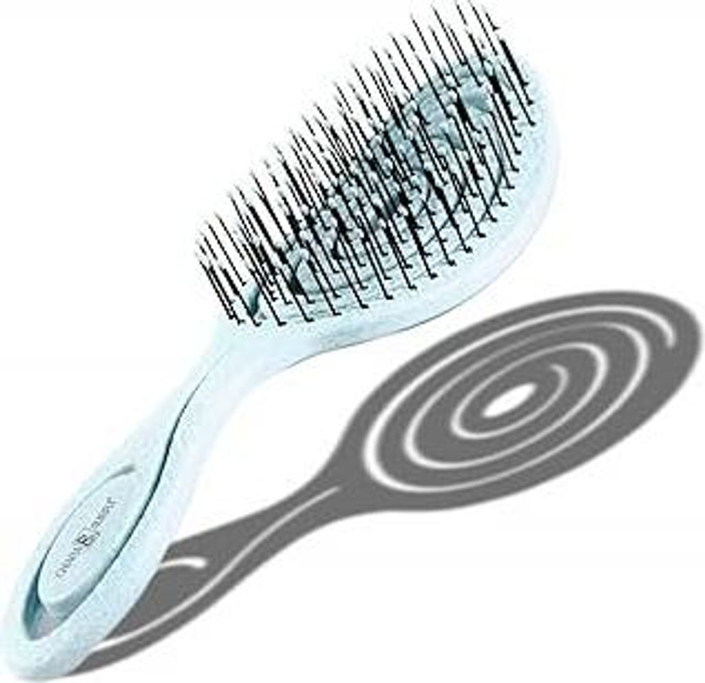 Chiara Ambra Haarbürste ohne Ziepen - Bürste für Damen und Herren - Entwirrbürste auch für Locken & Lange Haare - Nachhaltige Detangler Bürst...