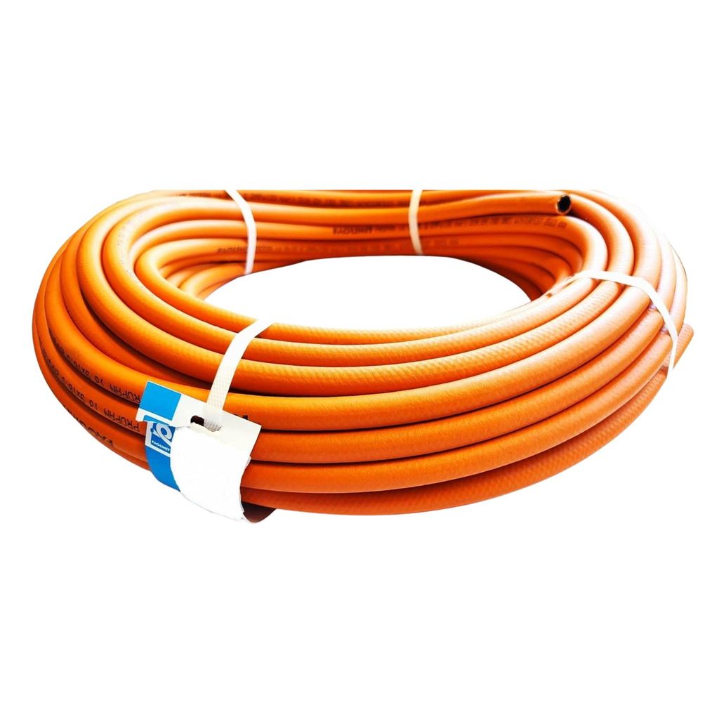 Zatechs Propan-Butan Gasschlauch Meterware 35m 20 bar Ø9.0mm ohne Anschlüsse Gasgrill Brenner Camping