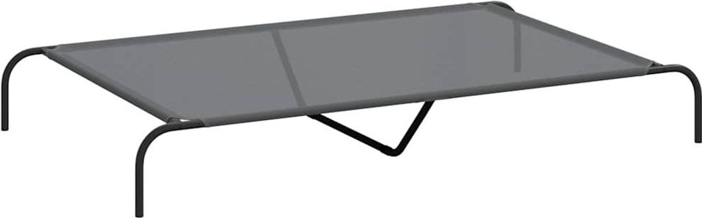 vidaXL Podwyższone legowisko dla psa szare 150x90x20 cm Zdjęcie produktu 