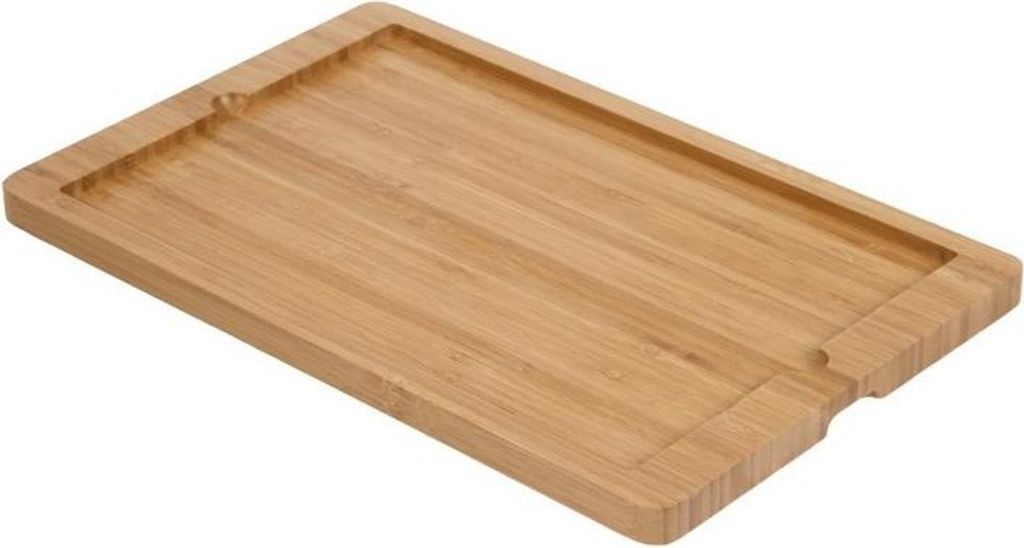 Olympia Holzbrett für Schieferplatte CM063, 33x21x1,5 cm, mit Fingermulden, Gastronomie