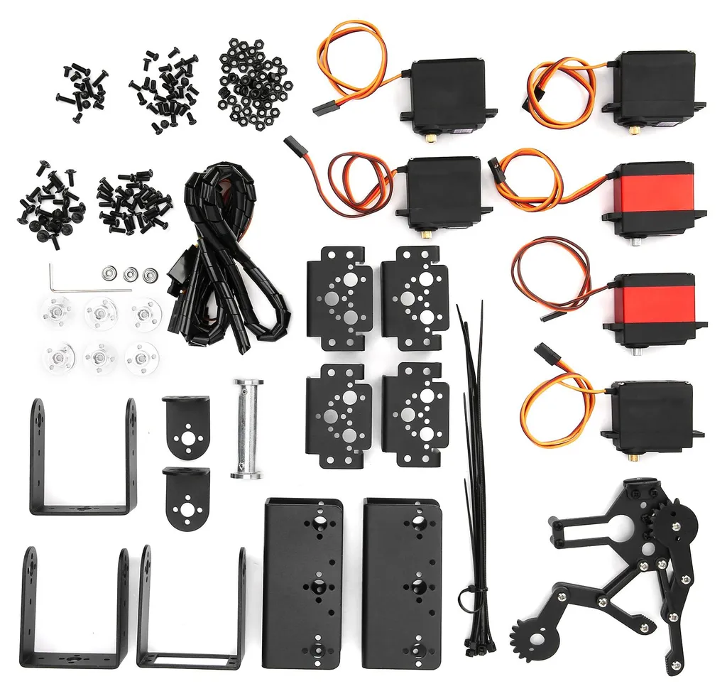 Mécanisme de bras articulé flexible, contrôle fluide robot 4264