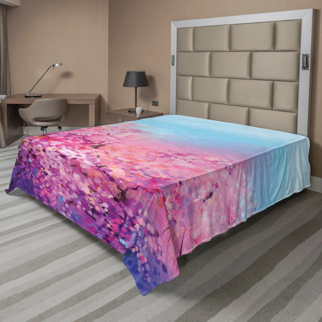 Drap de lit Sakura 244x205 cm : Finissez-en avec les lits ternes et tristes