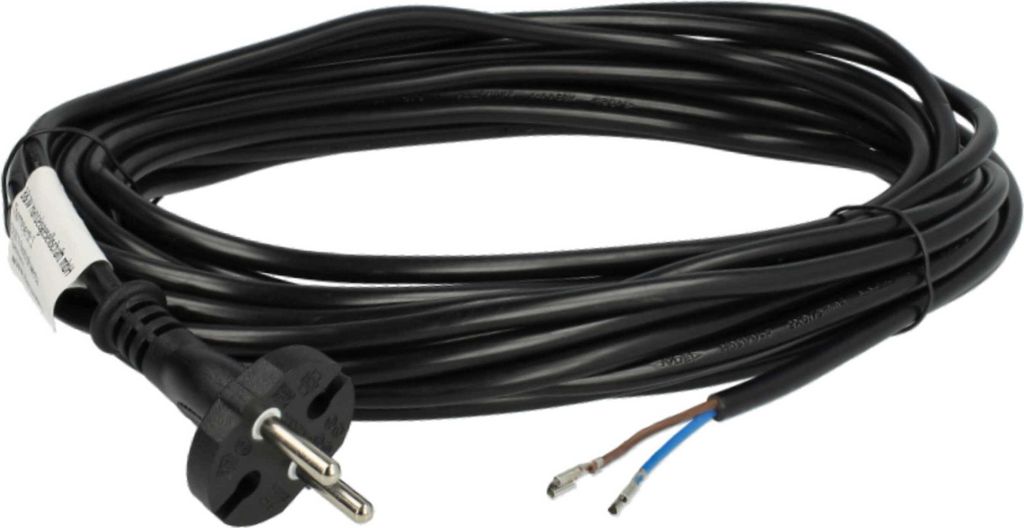 vhbw Stromkabel kompatibel mit Kärcher NT602, NT551, NT70/1, NT501, NT561, NT702, SE 4001, NT611 Eco, SE4002, SE4001 Staubsauger - 15 m Kabel 1000 W