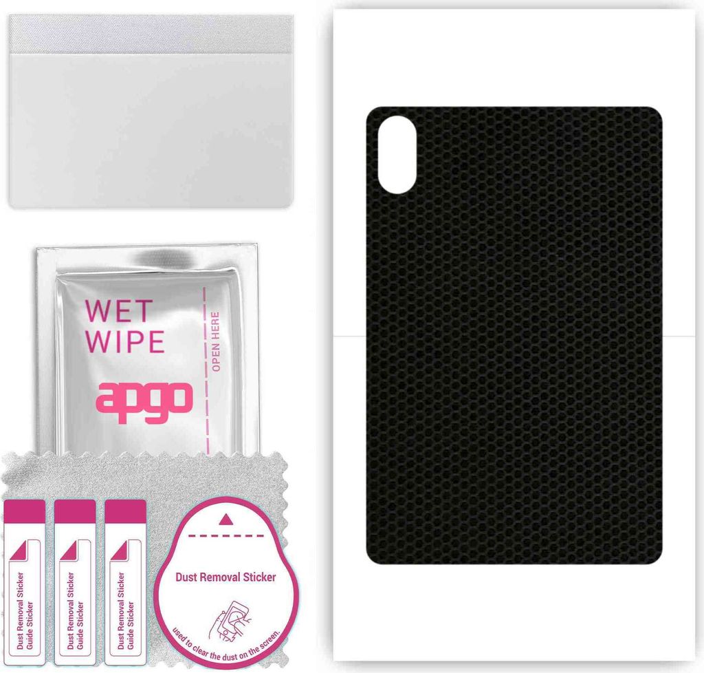 apgo Rückseite Schutzfolie, Skin, kompatibel mit Honor Pad V7 Pro, Hinten Displayschutzfolie aus Vinylfolie, kratzfest, einfache Montage - Matrix