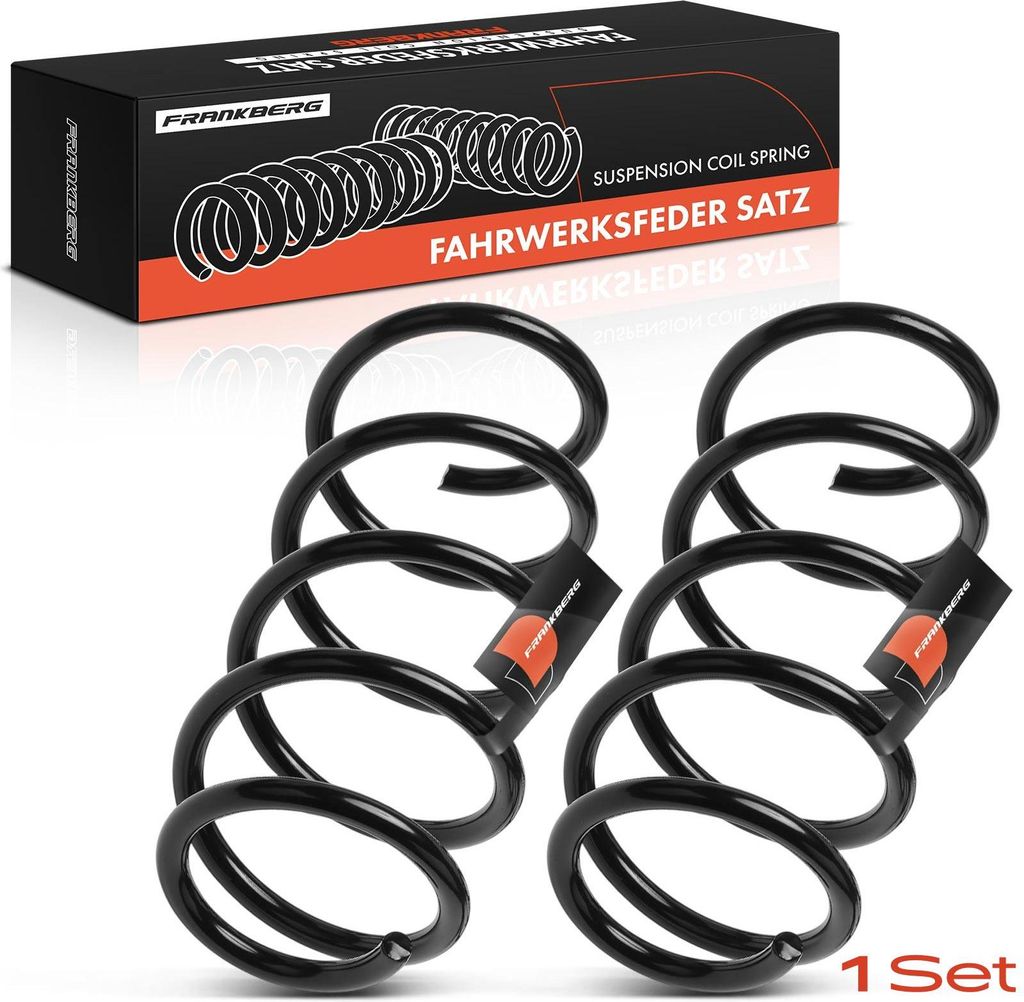 Frankberg 2x Fahrwerksfeder Vorderachse für Opel Corsa D S07 1.6L 2006-2014