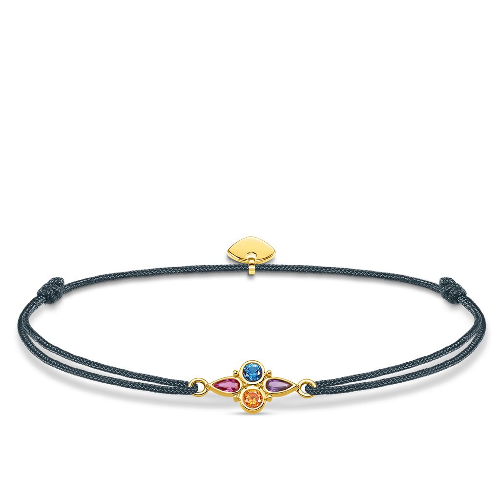 Thomas Sabo LS076-300-7 Armband Little Secret Farbige Steine Gold-Ton