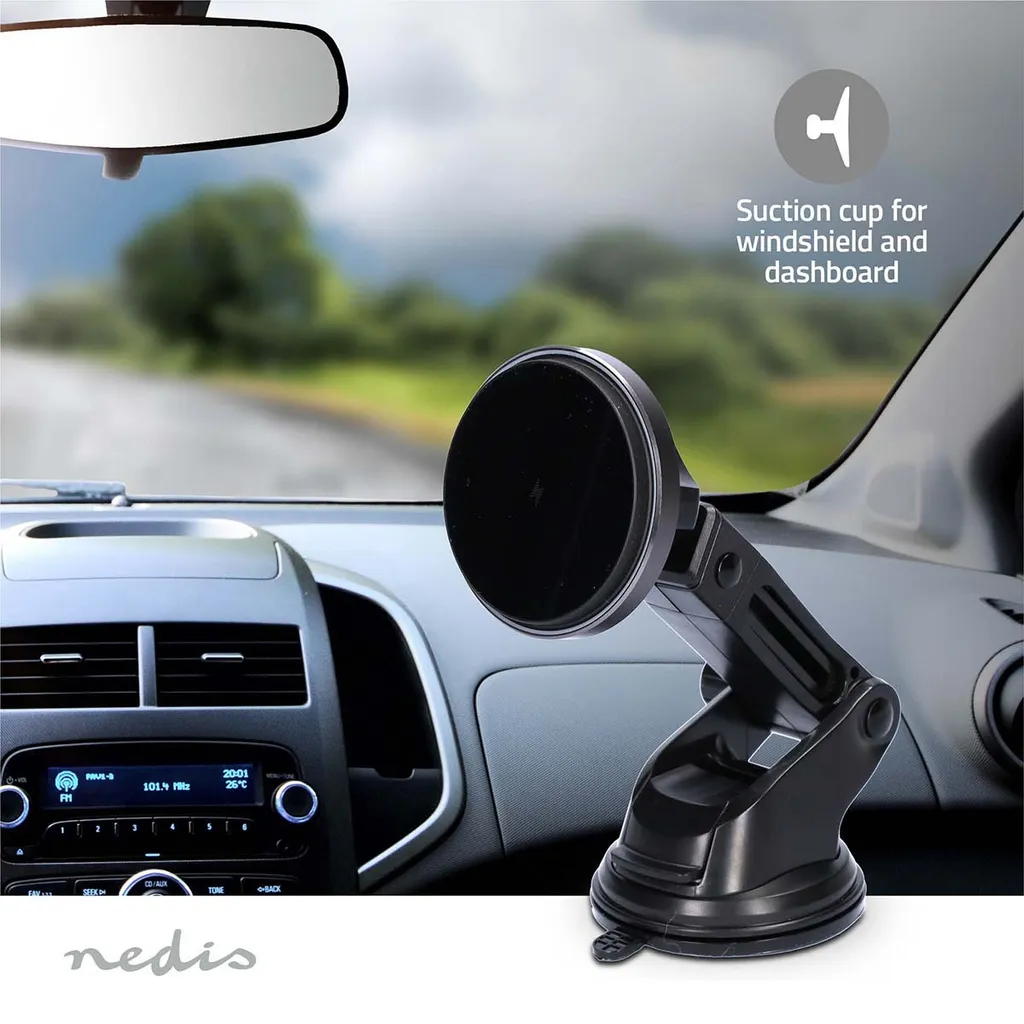 Chargeur Induction 15W pour Auto - Protection Complète et Câble Type-C - 3