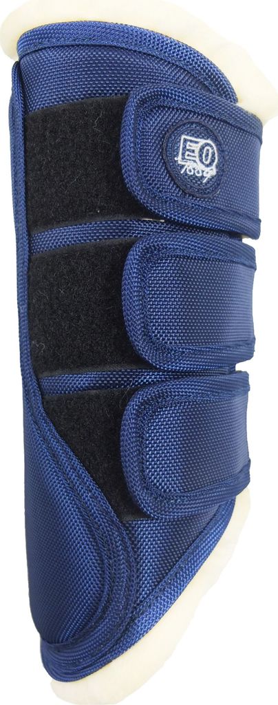 EQuest Gamasche fake sheep in verschiedenen Farben (2er Set), Farbe:Navy, Größe:XL