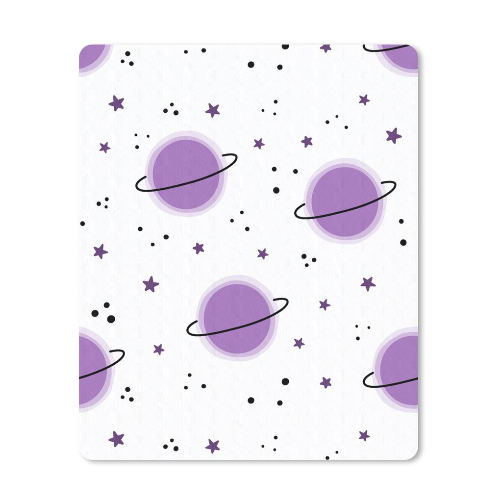MuchoWow Mauspad Mousepad Weltraum - Planeten - Sterne - Raumfahrt - Muster 19x23 cm - Mousepads - Maus Mat - Pad - Mausunterlage - Mauspads - Sp...