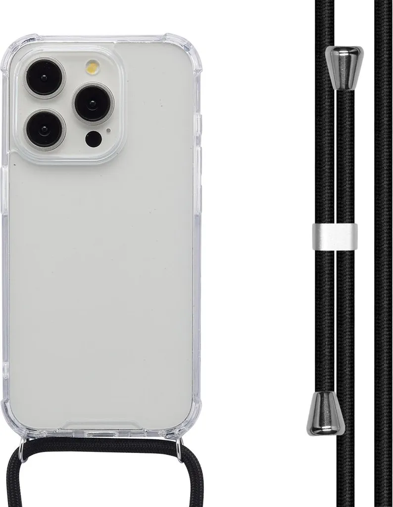 iMoshion Backcover iPhone 15 Pro Nero con Cavo: Protezione Top e Stile