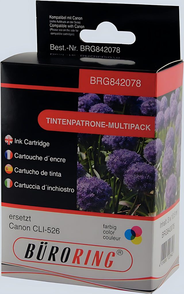 Multipack 3 Farben für Canon Pixma MG5150, MG5250,MG6150,IP4850