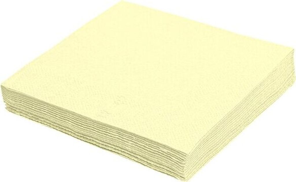 500x Servietten 33 x 33 cm 1/4 -Falz 2-lagig champagner