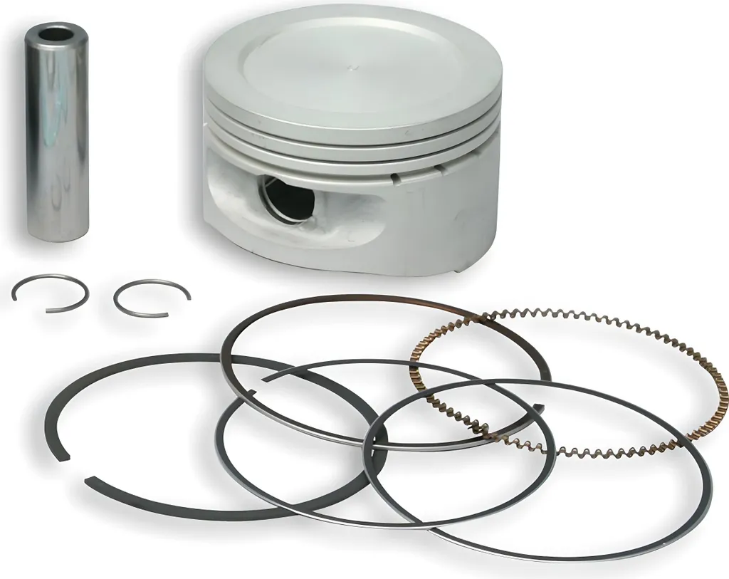 Piston 70mm à 3 Segments Trapézoïdaux Malossi pour Piaggio Leader 4T
