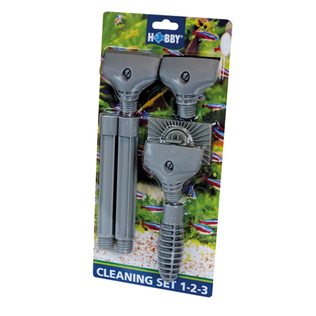 Hobby Set 1-2-3 Pulizia Acquario Completo | Il Segreto per Vetri Limpidi
