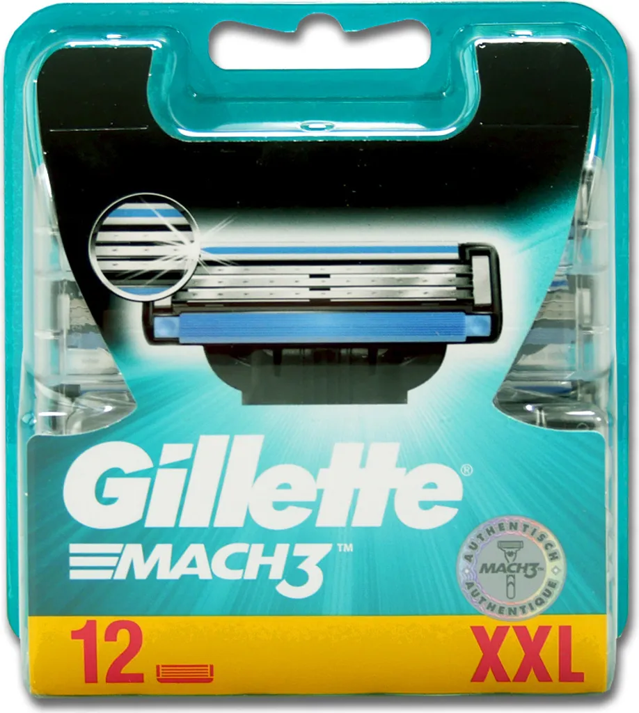 Pack Lame Mach3 Gillette pour rasage de près quotidien sans irritation - 16